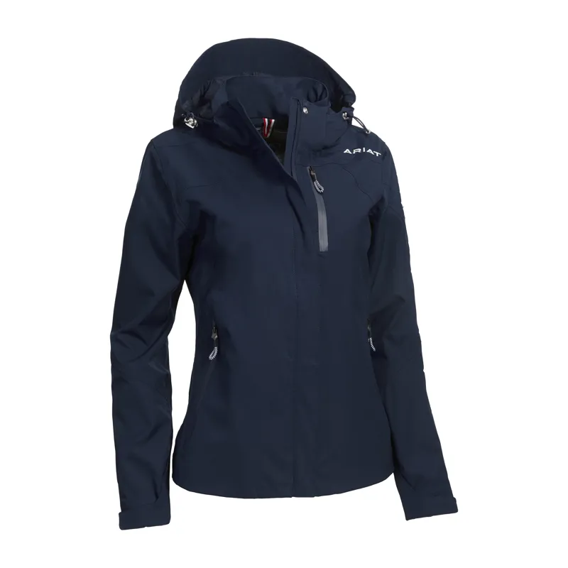 Ariat Coastal Ladies Waterproof Jacket Navy-1